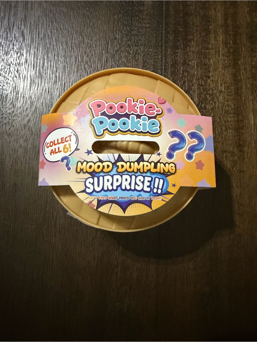 Mood Dumpling Surprise!! Toy - Tan & Pink